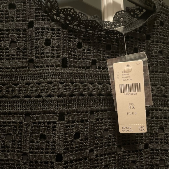 Daniel Rainn from Anthropologie. High neck, sleeveless, lining. 3X Plus - Picture 3 of 3